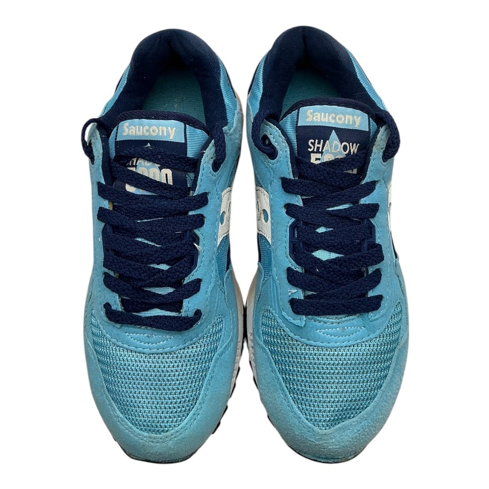 Saucony Shadow 5000 Blue Navy Suede Mesh Running Sneakers S70033-86 size  5